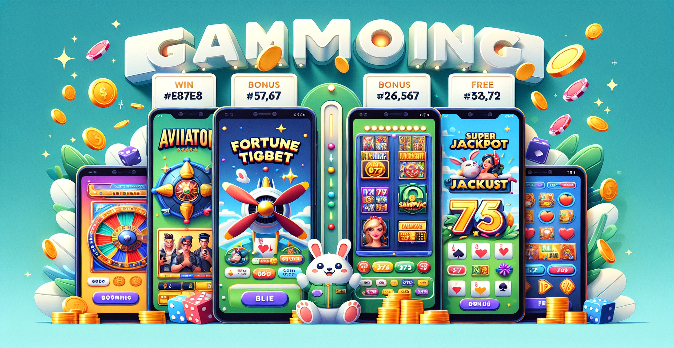 Fortune Rabbit Slots - Spin the Fortune Rabbit Slots at Cardrummy